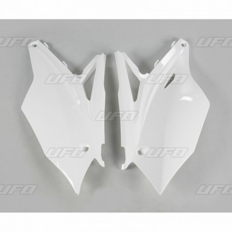 Plaques latérales UFO 250 KXF 2017 - / 450 KXF 16- Blanc