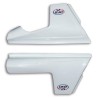 Paire de plaques latérales UFO blanc KTM