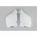 Plaques latérales UFO 125 RM 1989 à 1992 Blanc