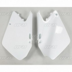 Plaques latérales UFO 125 RM / 250 RM 2003 à 2005 Blanc