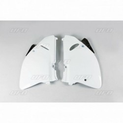 Plaques latérales UFO 125 RM / 250 RM 1994 à 1995 Blanc