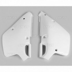 Plaques latérales UFO 125 YZ / 250 YZ 1991 Blanc