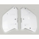 Plaques latérales UFO 125 YZ / 250 YZ 1989 à 1990 Blanc
