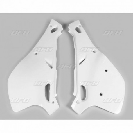 Plaques latérales UFO 125 YZ / 250 YZ 1993 à 1995 Blanc
