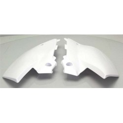 Plaques latérales UFO YZ 2002 à 2014 Restyle Blanc