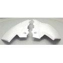 Plaques latérales UFO YZ 2002 à 2014 Restyle Blanc