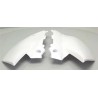 Paire de plaques latérales UFO YZ 2002 à 2014 Restyle Blanc