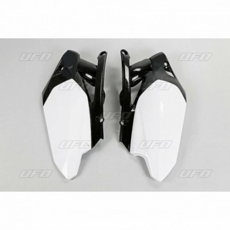 Plaques latérales UFO blanc Yamaha 450 YZF