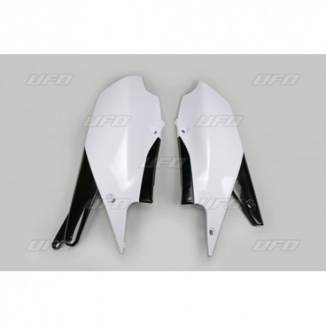 Paire de plaques latérales UFO 450 YZF 2018 à 2022 Blanc Paire de plaques latérales UFO 450 YZF 2018 à 2022 Blanc