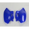 Paire de plaques latérales UFO Bleu Reflex Yamaha