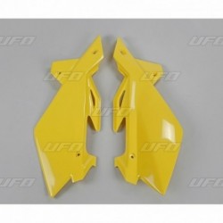 Plaques latérales UFO jaune Husqvarna