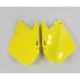 Plaques latérales UFO 125 RM / 250 RM 2003 à 2005 Jaune