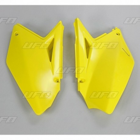 Plaques latérales UFO 250 RMZ 2007 à 2009 Jaune