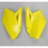 Paire de plaques latérales UFO 250 RMZ 2007 à 2009 Jaune