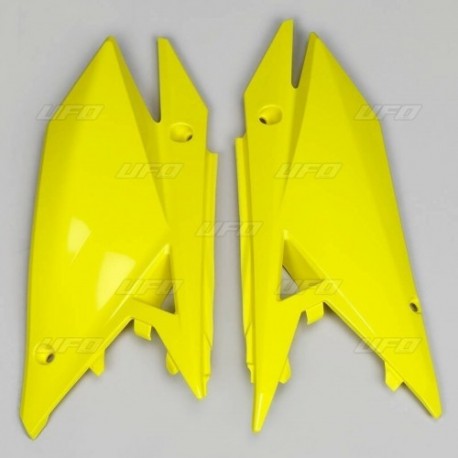 Paire de plaques latérales UFO 450 RMZ 2018 Jaune Paire de plaques latérales UFO 450 RMZ 2018 Jaune