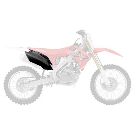 Plaques latérales UFO 250 CRF / 450 CRF Noir