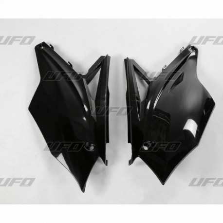 Plaques latérales UFO 250 KXF / 450 KXF Noir