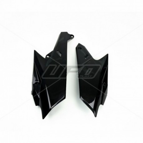 Plaques latérales UFO 250 YZF / 250 WRF / 450 WRF 2014 à 2017 Noir