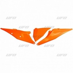 Plaques latérales UFO SX / SXF 2019 à 2022 Fluo Orange