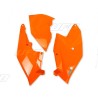 Paire de plaques latérales UFO KTM 2016 à 2018 Fluo Orange