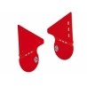 Paire de plaques latérales UFO rouge Fantic 50/75