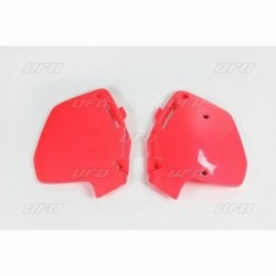 Plaques latérales UFO 125 CR / 250 CR / 500 CR 1991 à 1992 Fluo Rouge