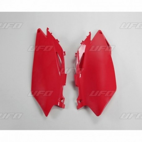 Plaques latérales UFO 250 CRF 2010 à 2013 / 450 CRF 2009 à 2012 Rouge