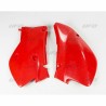 Paire de plaques latérales UFO rouge Honda 650 XR