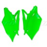 Paire de plaques latérales UFO 250 KXF / 450 KXF Fluo Vert