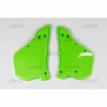 Paire de plaques latérales UFO 125 KX / 250 KX 1990 à 1991 Vert