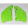 Paire de plaques latérales UFO 125 KX / 250 KX 1992 à 1993 Vert