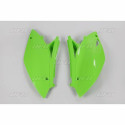 Plaques latérales UFO vert KX Kawasaki 450 KXF