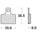 Plaquettes de frein BRAKING Off-Road métal fritté - 832CM46