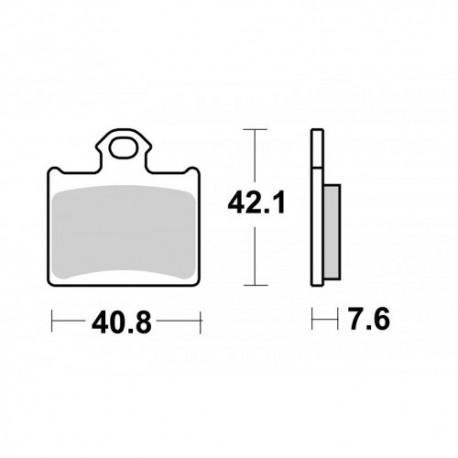 Plaquettes de frein BRAKING Off-Road métal fritté - 949CM44