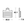 Plaquettes de frein BRAKING Off-Road métal fritté - 949CM44