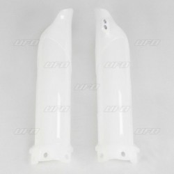 Protections de fourche UFO blanc Kawasaki 85 KX