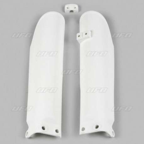 Protections de fourche UFO 85 SX 2004 à 2017 Blanc
