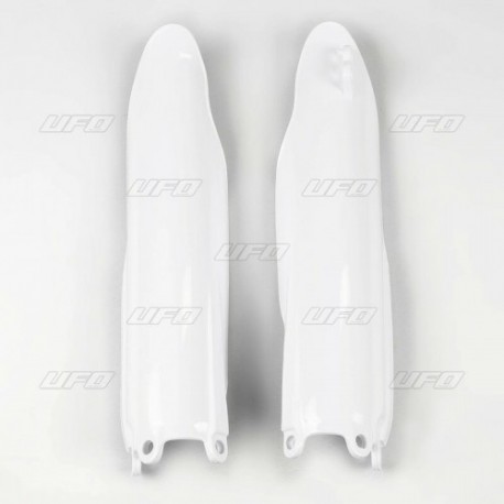 Protections de fourche UFO 125 YZ / 250 YZ 2008 à 2021 / 250 YZF / 450 YZF 2008 à 2009 Blanc