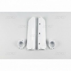Protections de fourche UFO blanc Yamaha