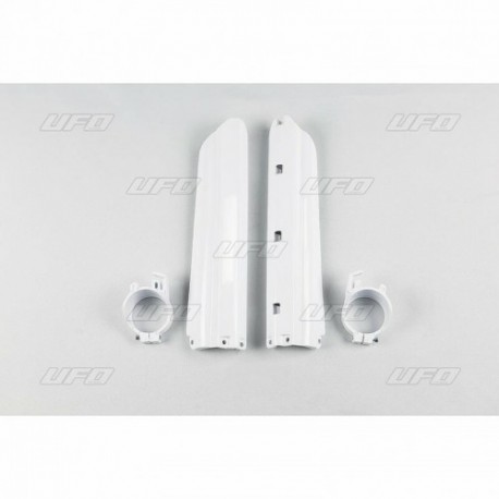 Protections de fourche UFO blanc Yamaha