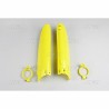 Protections de fourche UFO jaune Suzuki 125 RM / 250 RM