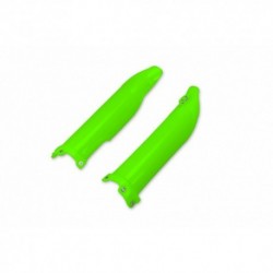 Protections de fourche UFO vert fluo Kawasaki 250 KXF / 450 KXF