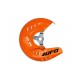 Kit protection de disque de frein avant UFO KTM 2015 à 2022 Orange
