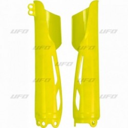 Protège fourche UFO jaune fluo Honda 250 CRF / 450 CRF