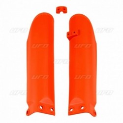 Protège fourche UFO orange fluo KTM 85 SX