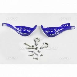 Protège-mains UFO Jumpy supermotard Ø28.6 mm Bleu Reflex