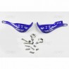 Protège-mains UFO Jumpy supermotard Ø28.6 mm Bleu Reflex