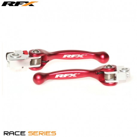 Paire de leviers flexibles forgés RFX Race Rouge AJP Trials Tous les modèles Mais pas Sherco