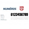 Numéros de course Kutvek (x3)