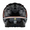 Casque Troy Lee Designs SE4 Polyacrylite Warped - Noir Taille M 57/58cm